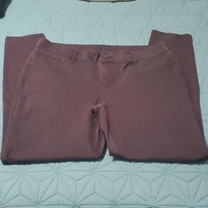 Maurices jeggings in brown